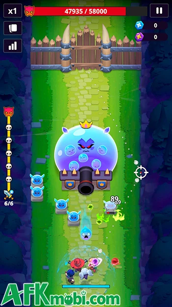 Arcane Ball: Cùng đội anh hùng bắn những quả cầu nảy phòng thủ