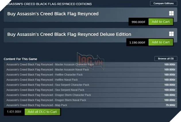 Assassin's Creed Black Flag Resynced Bất Ngờ Không Chơi Được Vì Lỗi Ubisoft Connect Assassin's Creed Black Flag Resynced Bất Ngờ Không Chơi Được Vì Lỗi Ubisoft Connect