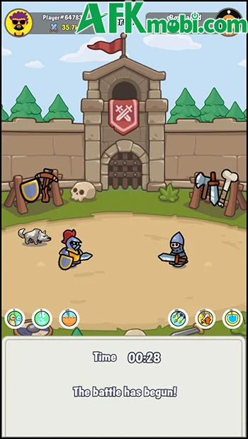 Auto Forge - idle RPG: Nhấn rèn trang bị để phát triển nhân vật