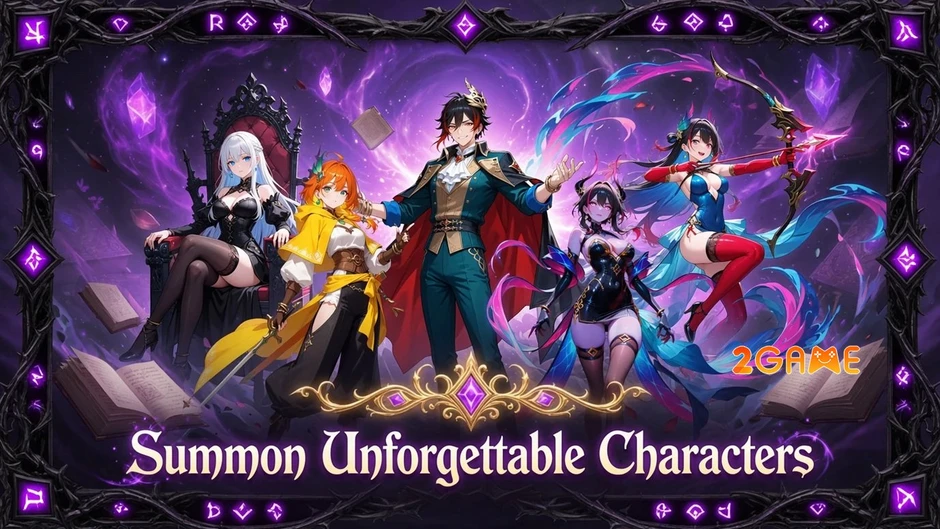 Black Seven Waifu Gacha Isekai - Game chiến thuật theo lượt độc đáo