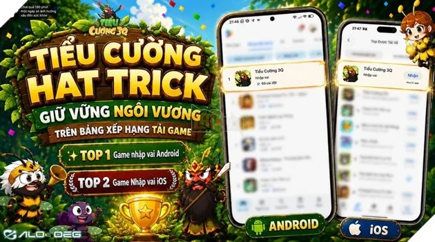 Chuyển sinh thành kiến giữa thời Tam Quốc, Tiểu Cường 3Q bất ngờ leo Top 2 App Store Việt Nam Chuyển sinh thành kiến giữa thời Tam Quốc, Tiểu Cường 3Q bất ngờ leo Top 2 App Store Việt Nam