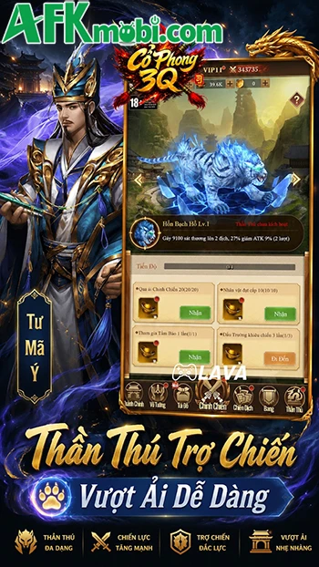 Cổ Phong 3Q game đấu tướng rảnh tay cập bến Việt Nam