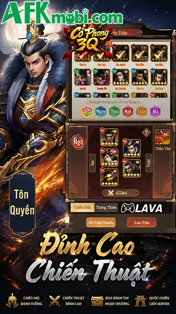 Cổ Phong 3Q game đấu tướng rảnh tay cập bến Việt Nam