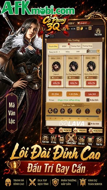 Cổ Phong 3Q game đấu tướng rảnh tay cập bến Việt Nam