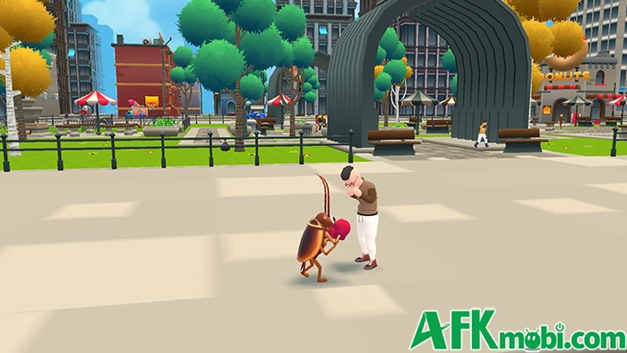 Cockroach Prank: City Chaos game mô phỏng nhập vai 1 chú gián