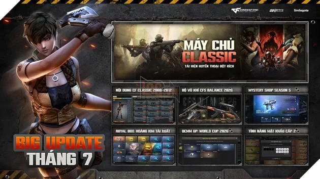 Crossfire Big Update Tháng 7 – Trở Về Tuổi Thơ Và Loạt Nội Dung Mới! Crossfire Big Update Tháng 7 – Trở Về Tuổi Thơ Và Loạt Nội Dung Mới!