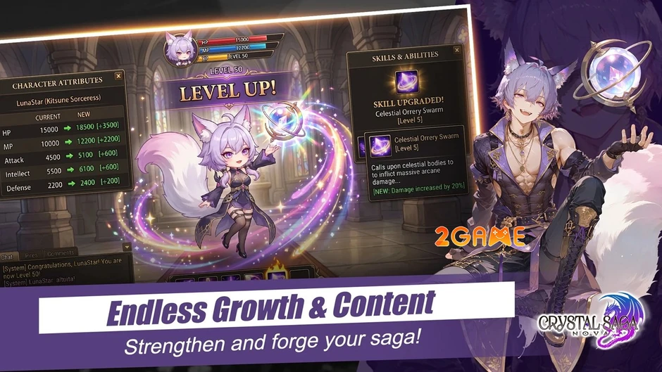 Crystal Saga Nova - Huyền thoại Webgame hồi sinh bùng nổ trên Mobile