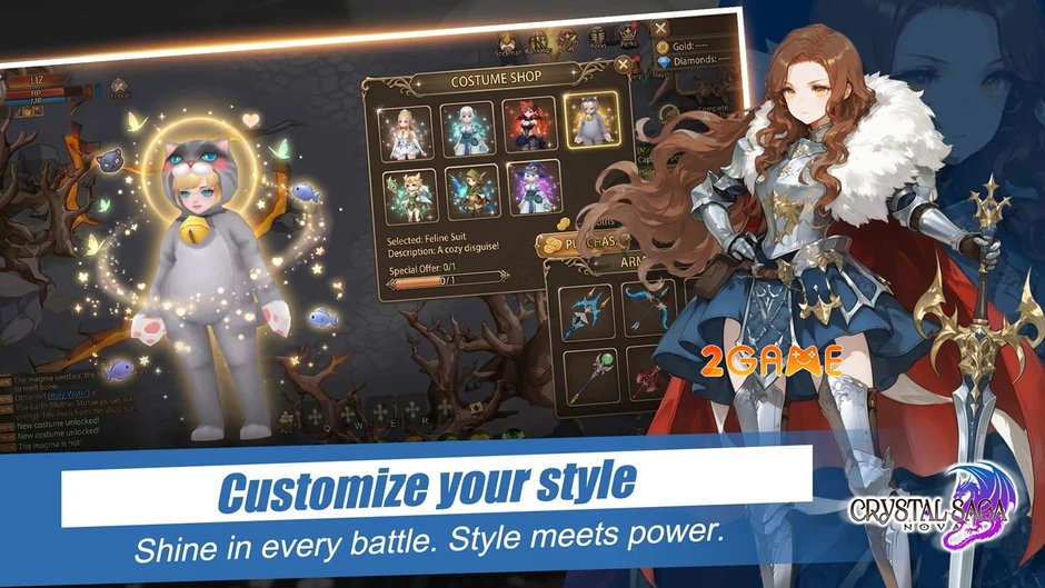 Crystal Saga Nova - Huyền thoại Webgame hồi sinh bùng nổ trên Mobile