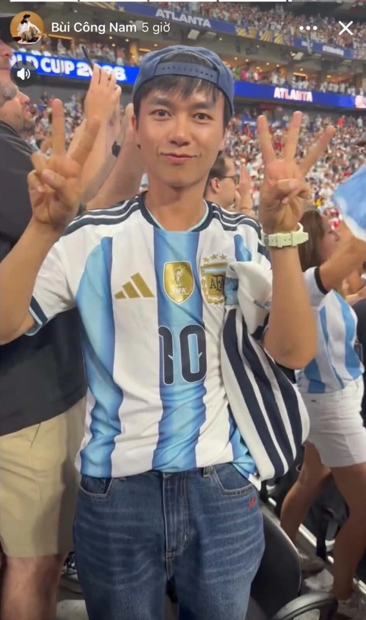 Đến Mỹ cổ vũ Messi, Bùi Công Nam nói cảm giác đu idol thích thật Đến Mỹ cổ vũ Messi, Bùi Công Nam nói cảm giác đu idol thích thật
