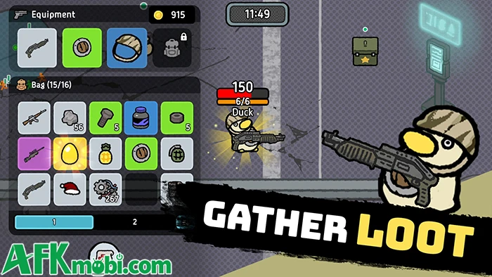 Duck Out: Loot, Shoot, Escape! game hành động looter shooter 2D Duck Out: Loot, Shoot, Escape! game hành động looter shooter 2D
