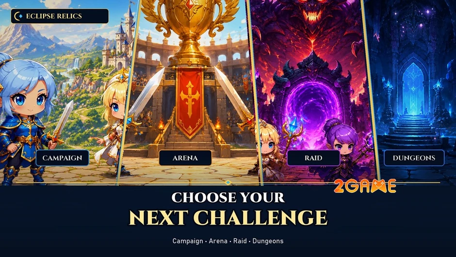 Eclipse Relics - Siêu phẩm RPG Gacha "chiều lòng người chơi"