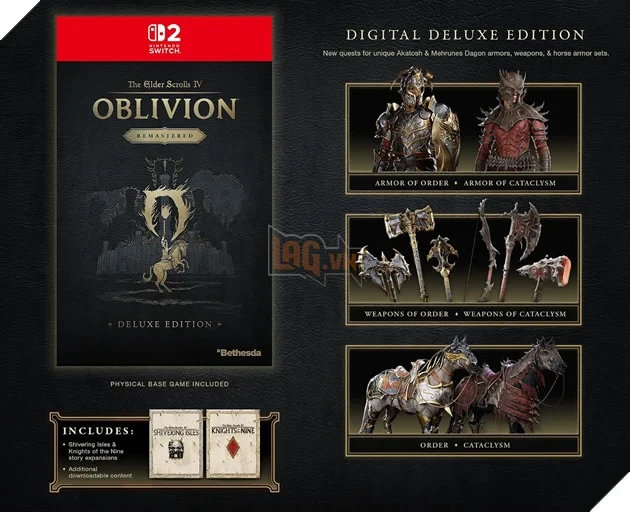 Elder Scrolls IV: Oblivion Remastered Chính Thức Được Hé Lộ Cho Switch 2 Elder Scrolls IV: Oblivion Remastered Chính Thức Được Hé Lộ Cho Switch 2