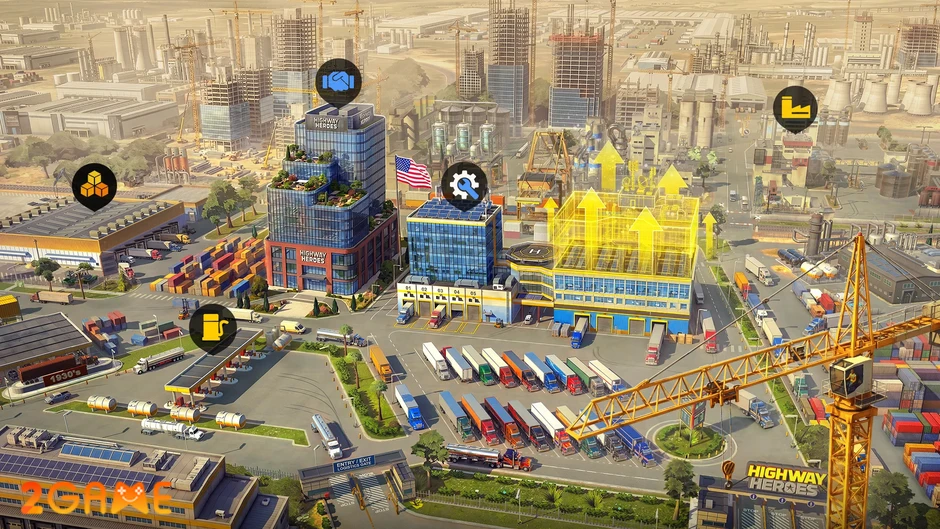 Highway Heroes: Truck Tycoon – Game mô phỏng vận tải đưa bạn trở thành ông trùm xe tải nước Mỹ
