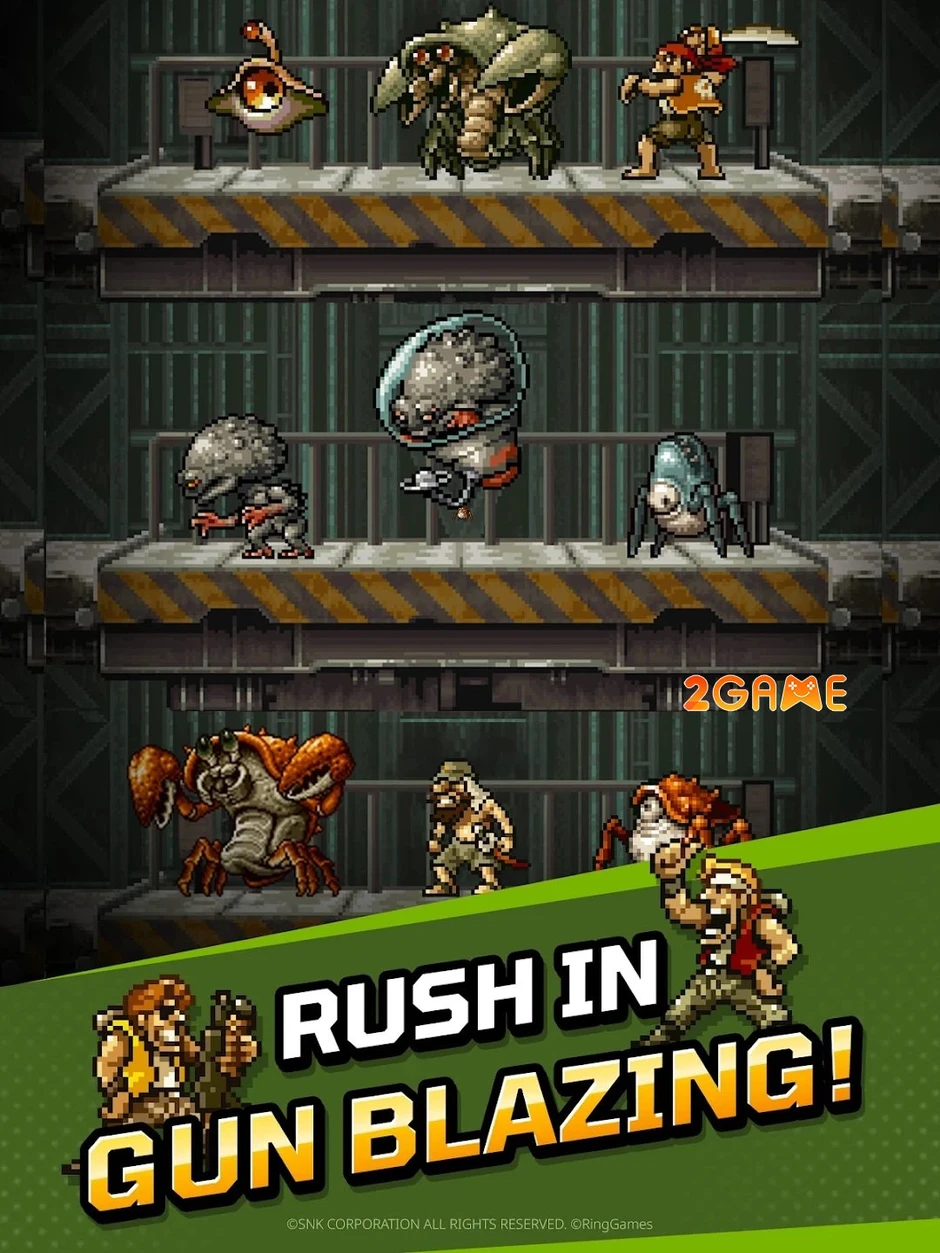 Huyền thoại Rambo Lùn đổ bộ Mobile với phiên bản METAL SLUG RUSH