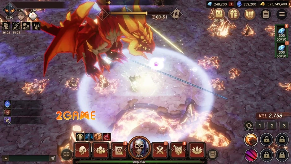 Khám phá lối chơi chặt chém rảnh tay đầy ma mị trong game Dark Knight Idle