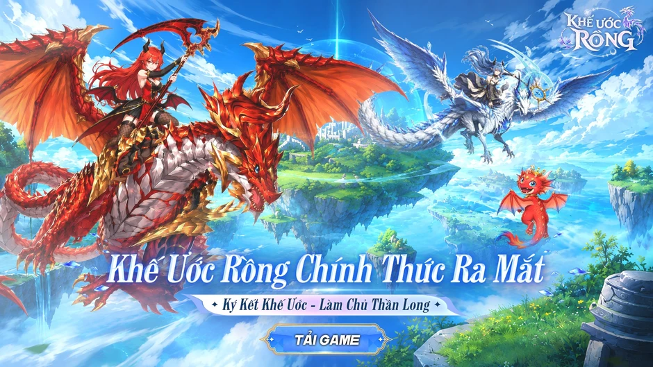 Khế Ước Rồng - Siêu phẩm fantasy MMO màn hình dọc sắp ra mắt Khế Ước Rồng - Siêu phẩm fantasy MMO màn hình dọc sắp ra mắt