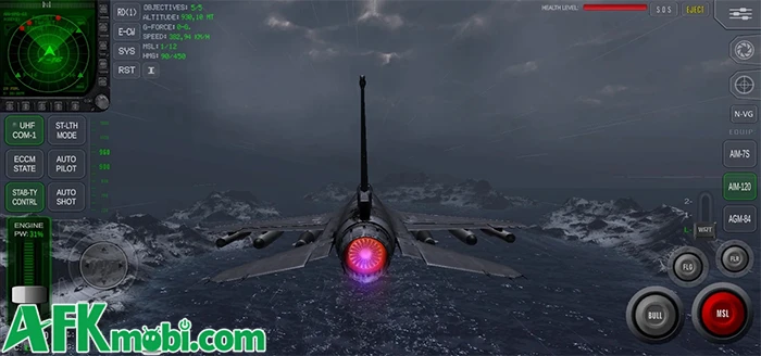 Modern Jet Fighter: Air Combat cho game thủ lái phi cơ chiến đấu Modern Jet Fighter: Air Combat cho game thủ lái phi cơ chiến đấu