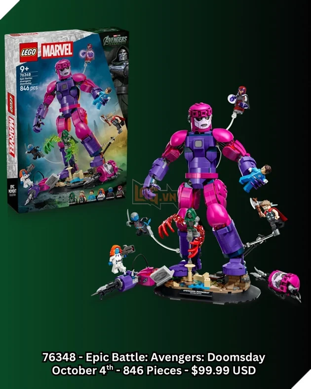 Năm Bộ LEGO Marvel Lấy Cảm Hứng Từ Avengers: Doomsday Lộ Diện