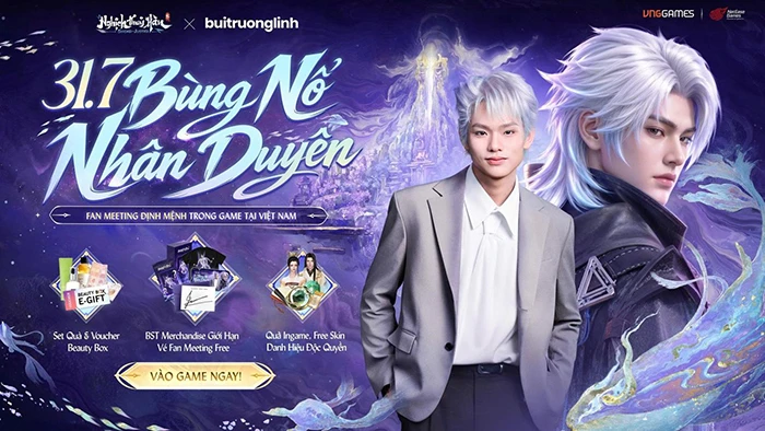 Nghịch Thuỷ Hàn tổ chức Fan Meeting Online cho buitruonglinh ngay trong thế giới ảo Nghịch Thuỷ Hàn tổ chức Fan Meeting Online cho buitruonglinh ngay trong thế giới ảo