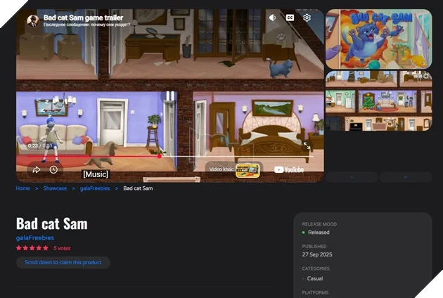 Nhận Ngay "Neighbour From Hell" Phiên Bản Mèo Trên Indie Gala