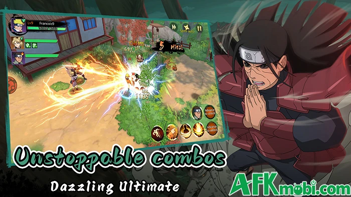 Ninja: Blade & Jutsu game hành động sưu tầm tướng xây tổ đội