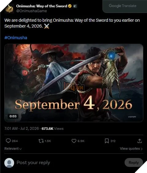 Onimusha: Way of the Sword Bất Ngờ Được Capcom Dời Lên Sớm Hơn Gần Một Tháng Onimusha: Way of the Sword Bất Ngờ Được Capcom Dời Lên Sớm Hơn Gần Một Tháng
