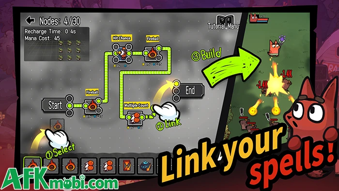 Path of Spellcraft game hành động 2D với cơ chế liên kết kỹ năng Path of Spellcraft game hành động 2D với cơ chế liên kết kỹ năng