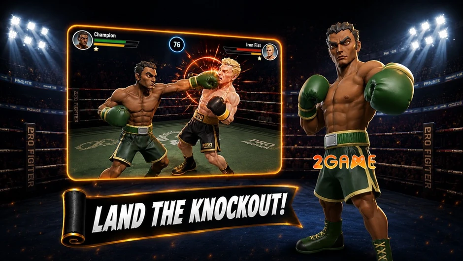 Punch Stars: World League - Game thể thao đối kháng đậm hơi thở hiện đại Punch Stars: World League - Game thể thao đối kháng đậm hơi thở hiện đại