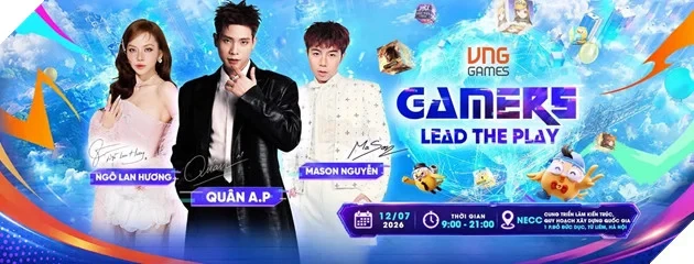 Quân A.P, Ngô Lan Hương, Mason Nguyễn đổ bộ “Gamers Lead The Play” Quân A.P, Ngô Lan Hương, Mason Nguyễn đổ bộ “Gamers Lead The Play”