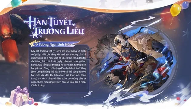 SP Hàn Tuyết Trương Liêu - Tướng mới hứa hẹn khuấy đảo meta Tam Quốc Huyễn Tướng VNG