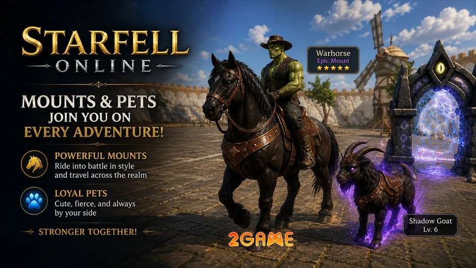 Starfell Online - Làn gió hoang dại và thuần túy của dòng game nhập vai Starfell Online - Làn gió hoang dại và thuần túy của dòng game nhập vai
