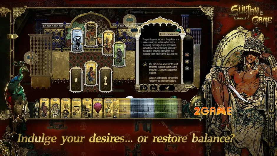 Sultan's Game - Game thẻ bài cốt truyện khiến mọi game thủ phải rùng mình
