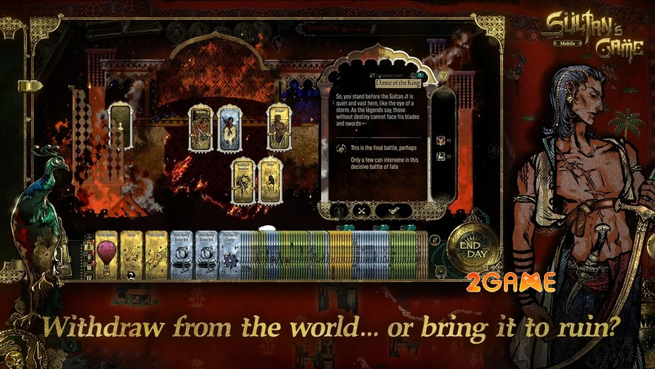 Sultan's Game - Game thẻ bài cốt truyện khiến mọi game thủ phải rùng mình