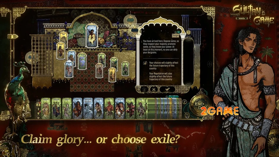 Sultan's Game - Game thẻ bài cốt truyện khiến mọi game thủ phải rùng mình
