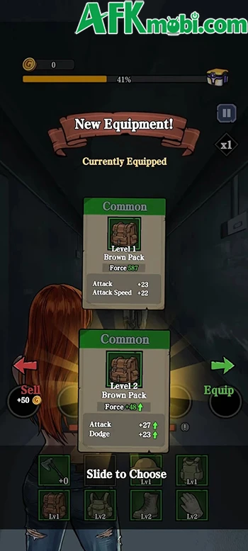 Survivior Run game chiến thuật roguelike đơn giản chủ đề kinh dị