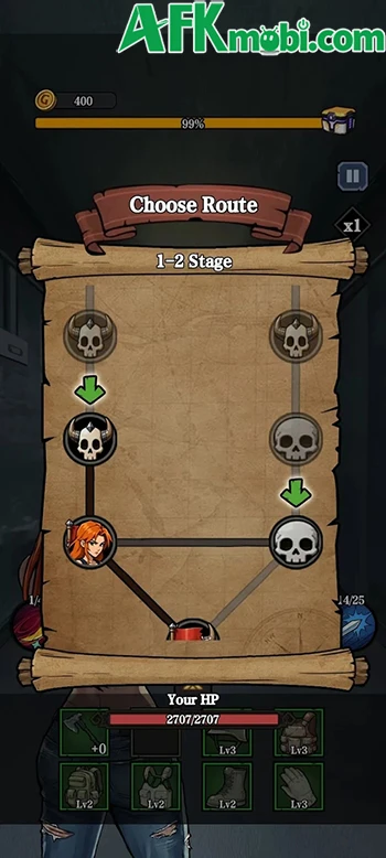 Survivior Run game chiến thuật roguelike đơn giản chủ đề kinh dị
