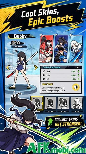 Swordash: Hunter Rise game hành động roguelike màn hình dọc