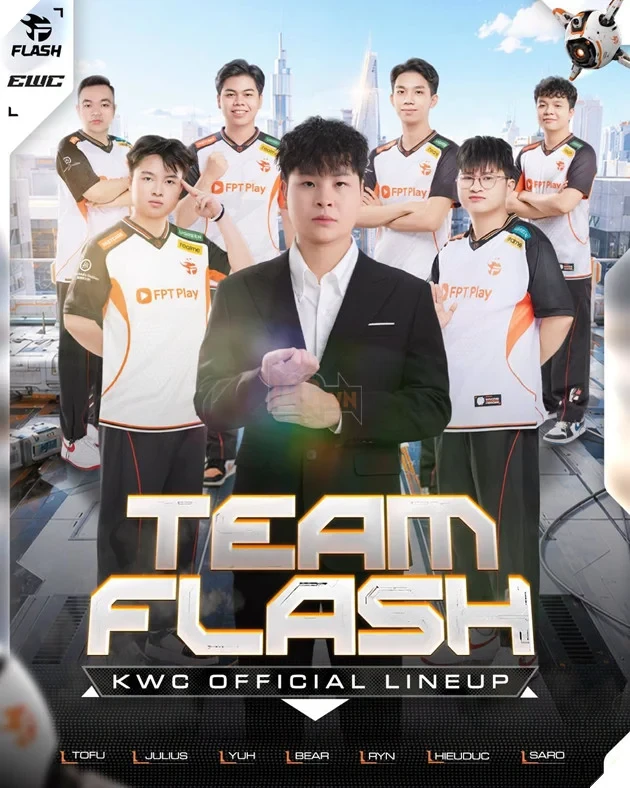 Team Flash Chính Thức Xuất Quân Chinh Phục Esports World Cup 2026 Với “Mũi Đinh Ba” Hi Vọng: AOV x HOK, PUBG Mobile và Cờ vua