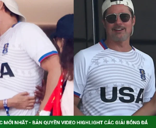 Brad Pitt hôn bạn gái trên khán đài World Cup kenhtingame com thumb brad pitt hon ban gai tren khan dai world cup f3421783852239609 940w