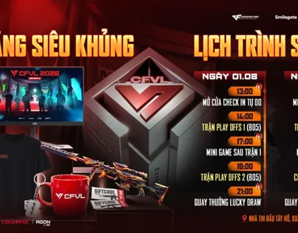 Playoffs CFVL 2026 Mùa 2: Top 6 Chính Thức Lộ Diện, Cuộc Chiến Cuối Cùng Bắt Đầu Tại Nhà Thi Đấu Tây Hồ kenhtingame com thumb playoffs cfvl 2026 mua 2 top 6 chinh thuc lo dien cuoc chien cuoi cung bat dau tai nha thi dau tay ho 3d501784982734712 940w