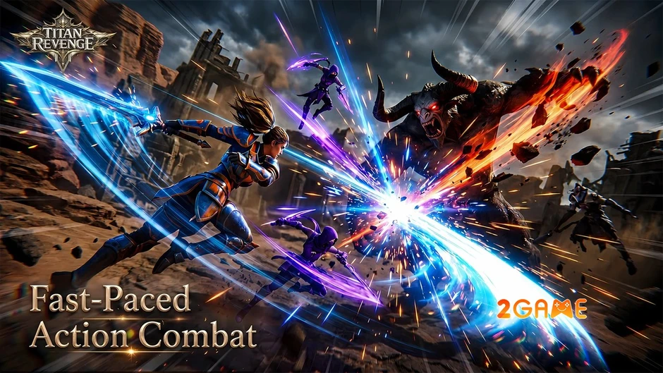 Titan Revenge - Game MMORPG thần thoại Hy Lạp mở ra kỷ nguyên chặt chém rực lửa