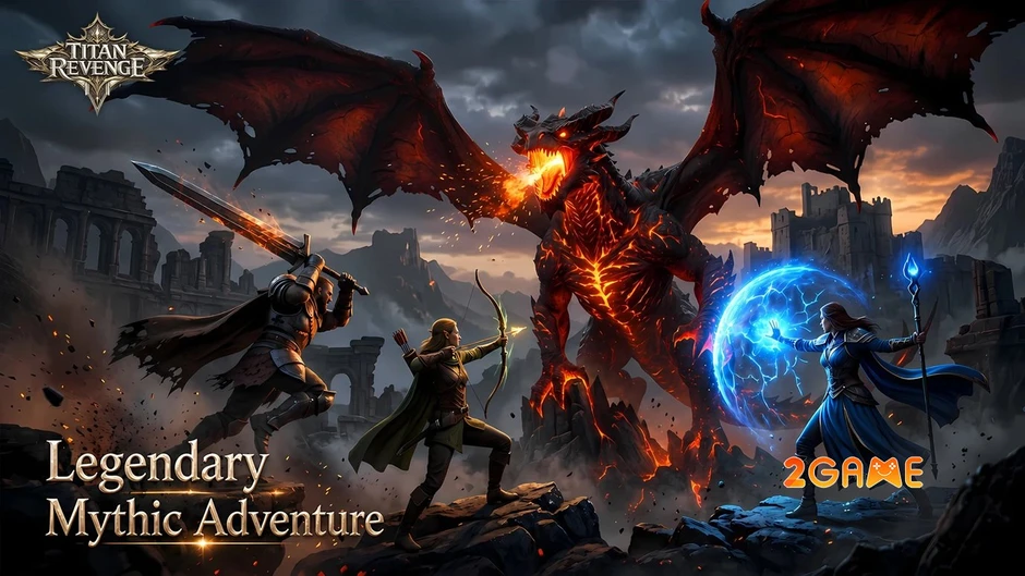 Titan Revenge - Game MMORPG thần thoại Hy Lạp mở ra kỷ nguyên chặt chém rực lửa