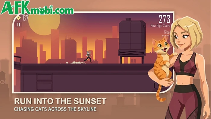 Touch That CAT! - Cùng nữ nhân vật chạy thu thập những chú mèo