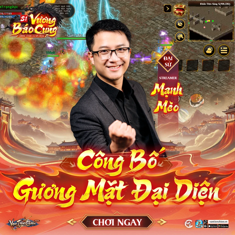 Vạn Tiên Chiến Mobile CMPlay – Hành Trình Tái Hiện Huyền Thoại MMORPG Trên Mobile