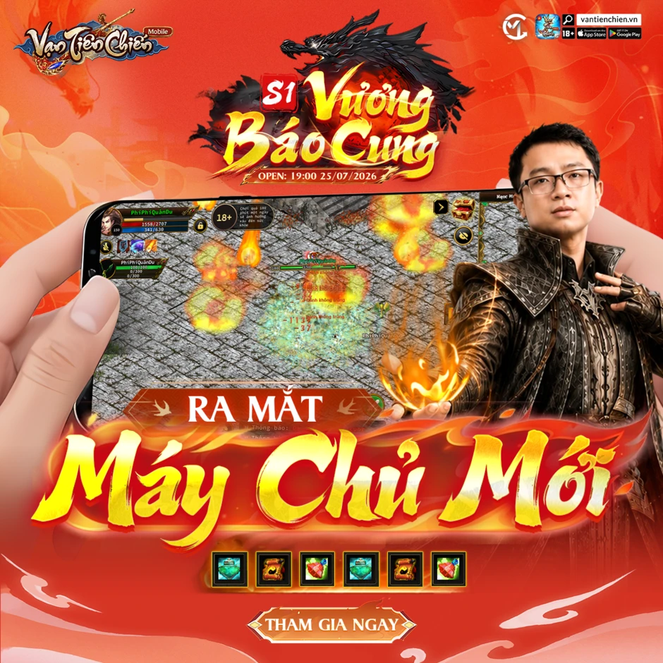 Vạn Tiên Chiến Mobile CMPlay – Hành Trình Tái Hiện Huyền Thoại MMORPG Trên Mobile