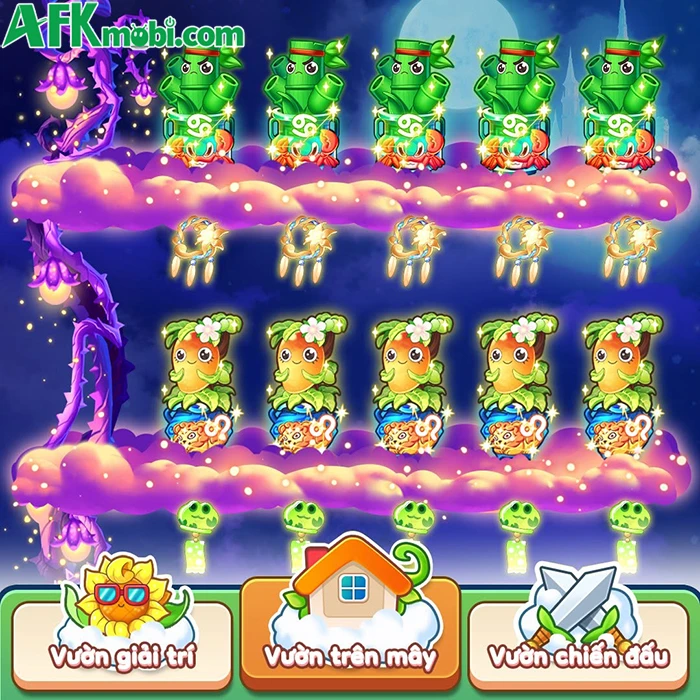 Vườn Mây Nổi Loạn game nông trại kết hợp trồng trọt với chiến đấu
