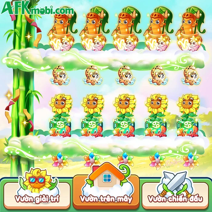 Vườn Mây Nổi Loạn game nông trại kết hợp trồng trọt với chiến đấu