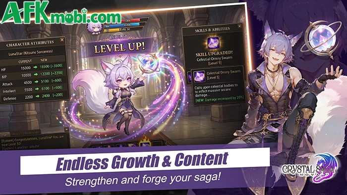 Webgame Crystal Saga có phiên bản di dộng nâng cấp tên Crystal Saga Nova