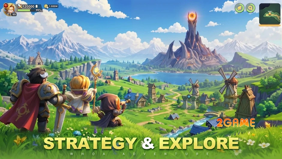 Whoa Adventure mang đến lối chơi nhập vai chiến thuật 3D chibi siêu cuốn