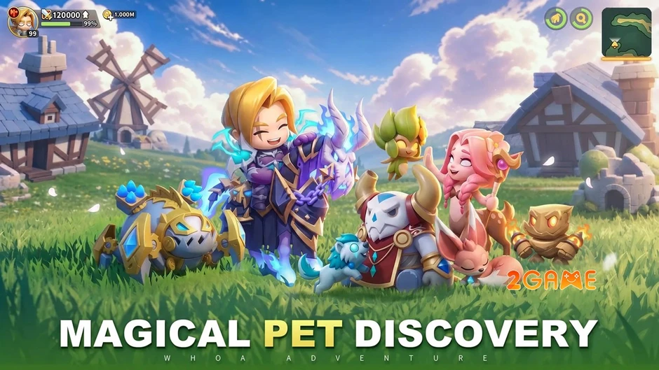 Whoa Adventure mang đến lối chơi nhập vai chiến thuật 3D chibi siêu cuốn